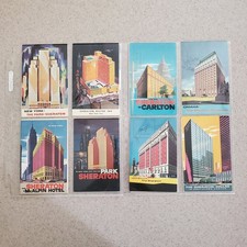 VTG Sheraton Hotel Postcards Massive Lot of 16 Mid Century NYC Texas Chrome picture