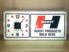 HURST Shifter Dealer Clock Catalog Ordered OEM VINTAGE SPEED SHOP DISPLAY - MINT picture