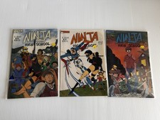 NINJA HIGH SCHOOL 1987 Complete Antarctic Comic Mini Series 1 2 3 1st Appearance picture