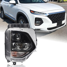 Halogen Projector Non-Led Headlight Fits 2019 2020 Hyundai Santa Fe SE/SEL picture