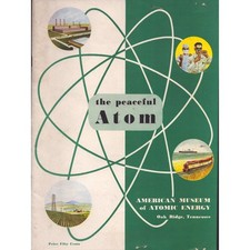 Vintage 1950s Oak Ridge TN Peaceful Atom Booklet Museum Atomic Energy picture
