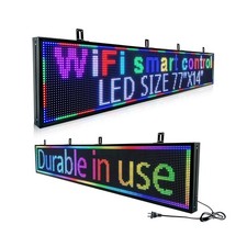 programmable led sign custom scrolling digital signage display screen outdoor... picture
