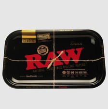 Raw Metal Tray Large Black picture