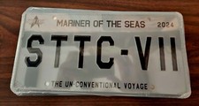2024 Star Trek The Cruise VII  License Plate STTC VII picture