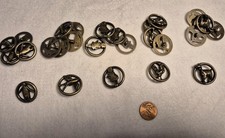 Nicky Epstein Buttons. Lot Of 25 Brass 1