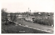Bird's-Eye View Rockford MI Michigan #3 RPPC Photo Postcard COPY picture