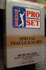 1990 PGA Tour Inaugural Golf Card Set 100 Trading Card Pro SEALED Set LIMITED picture