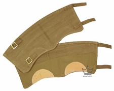 British 37 Pattern Khaki Gaiters - WW2 Repro Commonwealth Leg Boot Protectors picture