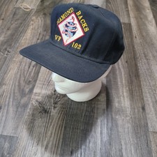 Vintage Diamondbacks VF 102 Snapback Fighter Squadron Medium Large Snapback  picture