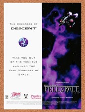 1998 Descent FreeSpace The Great War PC Original Advertisement / Retro Promo v1 picture