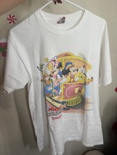 Vintage Disneyland T Shirt Adult Large Mickey's Toon Town 90s Rare picture