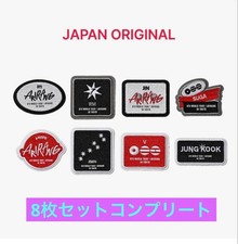 [NEW]BTS WORLD TOUR ARIRANG JAPAN emblem patch Set of 8 Complete RARE FS picture