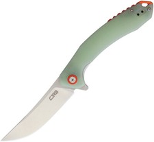 CJRB Gobi Linerlock Jade Folding Pocket Knife 1906ntg picture