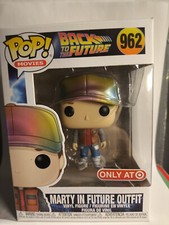 Funko Pop Back to the Future Marty in Future Outfit (Custom Colored Hat) New picture