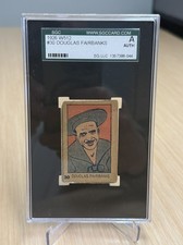 1926 W512 #30 Douglas Fairbanks Strip Card Hand Cut SGC Authentic picture