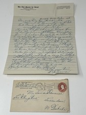 1916 Zion Society for Israel Letter Judaica Missionary Cover Bloomington Station picture