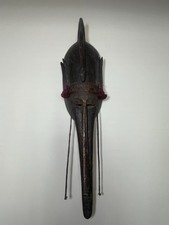 Large long Bamana Marka brass Mask Mali 25