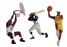 Hallmark Sports Ornament Lot Hank Aaron Shaq Magic Johnson 1993 1995 1997 picture