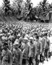 2600 Japanese troops from Rota Island World War II WWII WW2 8x10 Photo 762c picture