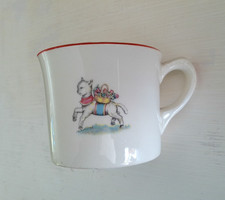 Antique Childs china mug advertising for STERLING FURNITURE CO SOUTH NORWALK CT. picture