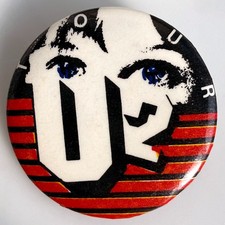 RARE Vintage 1980s  U2 Tour pin 1.25