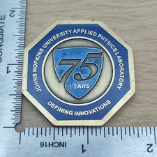 Johns Hopkins University Applied Physics Laboratory 75 Years Challenge Coin picture