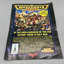1993 Warhammer 40000 40K Miniatures Game Vintage Print Ad/Poster Figure Art 90s picture