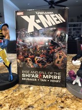 Uncanny X-Men: Rise & Fall of the Shi'ar Empire by Ed Brubaker Hardcover OHC New picture