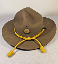 Antique Interwar Era US Army Cavalry Officers Campaign Hat Stetson No.1 M1911 picture