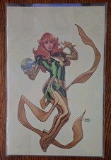Phoenix Resurrection #1 Terry Dodson Green Suit Virgin Variant picture