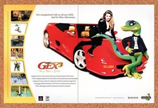 1999 Gex 3 Deep Cover Gecko PS1 Original Advertisement / Retro Promo v3 picture