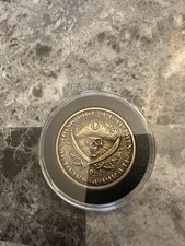 Pirate Coin – “Think Like a Captain, Act Like a Pirate” – 50mm Aged Bronze picture