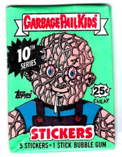 GPK 1987 10th Series Garbage Pail Kids Topps 1  Sealed Wax Pack 25C FRONT picture