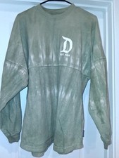 Disneyland Resort Olive Green Sz. S Adult Spirit Jersey Shirt Green Tie Dye picture