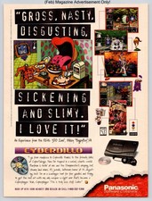 Cyberdillo 3DO Panasonic Weird Gross Shooter Surreal 1996 Full Page Print Ad picture