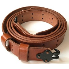 M1907 Leather Rifle Sling for M1 Garand 1903 Springfield WWII Reproduction Tan picture