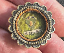 Vintage Saint Benedict - St. Benedicti  - Devotional Relic picture