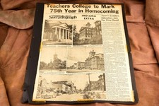 Indiana State Teachers College Homecoming 1949 Newspaper Archive Page 18¾x23 V30 picture