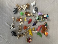 Vintage Junk Drawer Lot Unique Collectible Retro Disney Toys Animals Minis picture