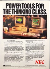 NEC Magazine Ad PowerMate 386/20 and PowerMate 2 PC Magazine 1989 picture