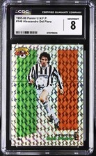 1995/96 Panini UNFP Official Card #146 Alessandro Del Piero Juve CGC 8 NM/MINT picture