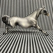 Vintage PETER STONE Jumping Horse Gray, White - 1997 Chess Brand Rare Color picture