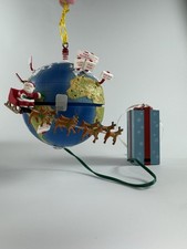 Vtg 1988 Enesco Winter Wonders Around The World Ornament Battery TESTED Org Box picture