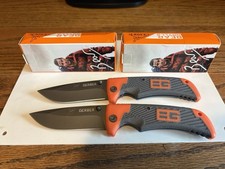 2-Gerber Bear Grylls Scout Knife 30-000386  Drop Point NIB 3.25” BL. L-2BG picture