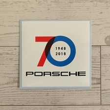 70 Years of PORSCHE 1948 - 2018 Historic Motoring Sticker picture