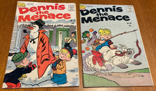 Vintage Lot of 2 Dennis the Menace #70 Jan 1964 & #69 Nov 1963 Hallden Comics picture