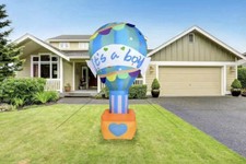Fraser Hill Farm 10 Ft Gender Reveal Its A Boy Inflatable Blow Up Yard Decor picture