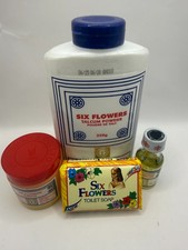 SIX FLOWERS 4 PCS SET (1 Perfume 18ml + 1 Pomade 80g +1 Soap 80g + Powder 250g) picture