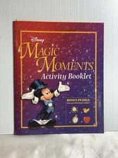 Disney “Magic Moments” Activity Book - Vtg 2001 - Brand New With Stickers - Rare picture