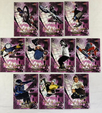 FLEER ADRENALINE 2000 Complete THE A LIST Foil Stamped Chase Card Set of 10 picture